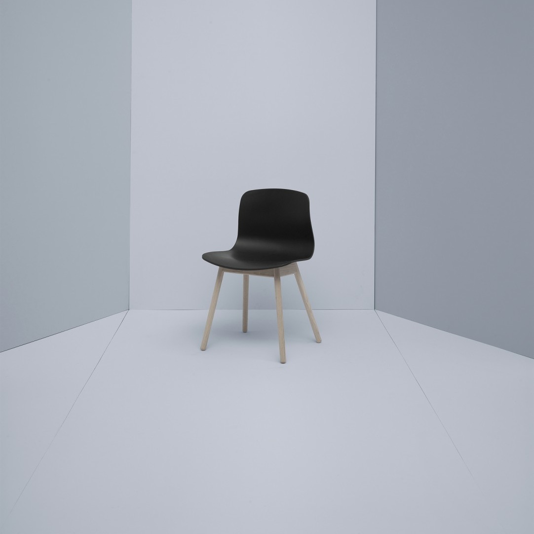 HAY - About A Chair AAC12 Black - Stoel - The SHOP Online Herentals